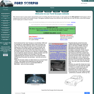 A complete backup of https://fordscorpio.co.uk