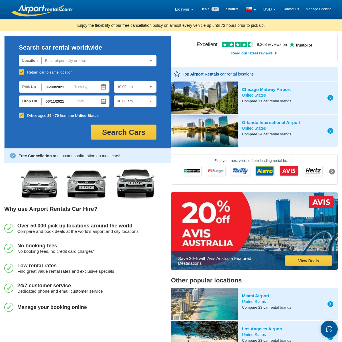 A complete backup of https://airportrentals.com
