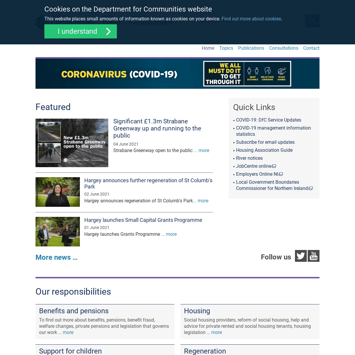 A complete backup of https://communities-ni.gov.uk