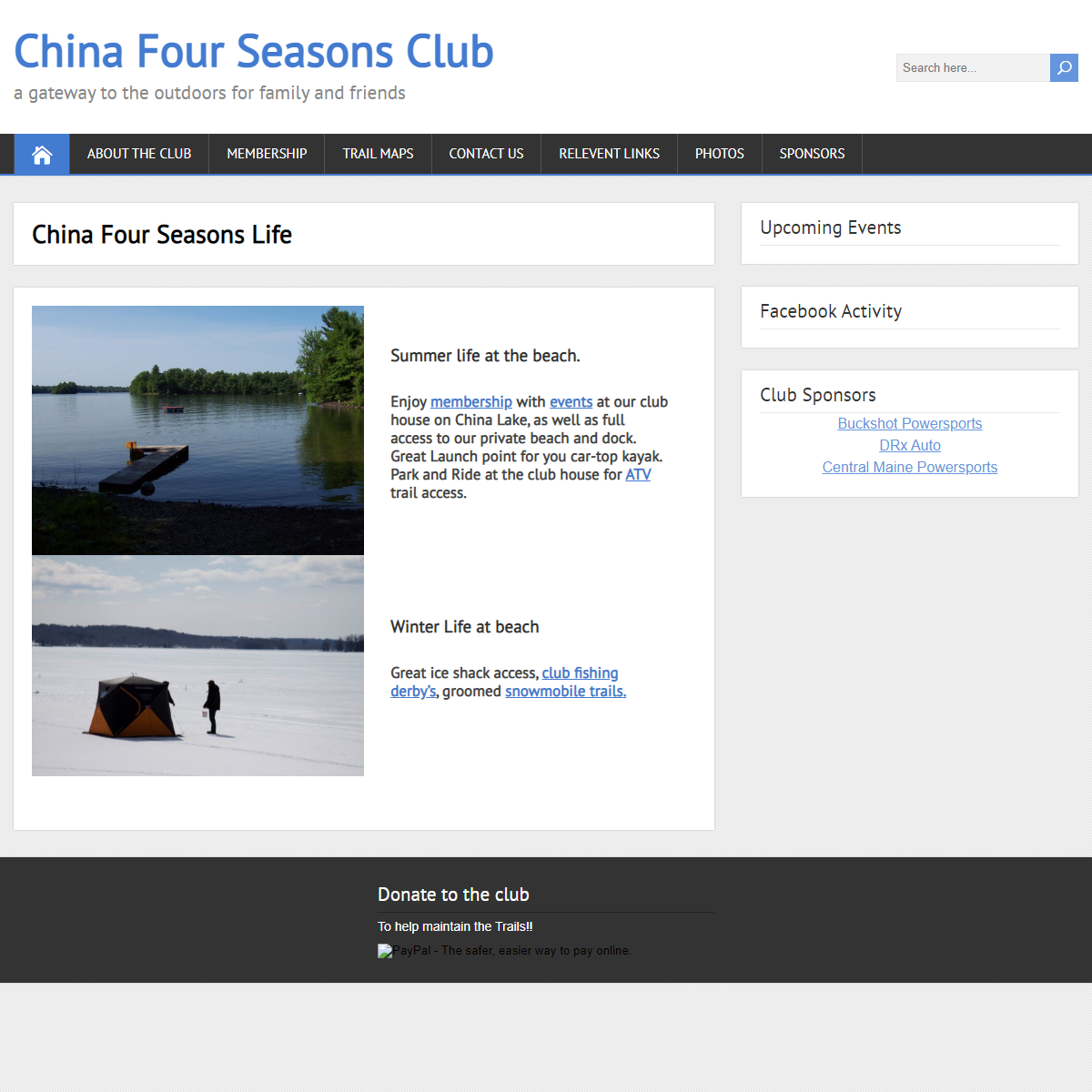 China Four Seasons Club â€“ a gateway to the outdoors for family and friends