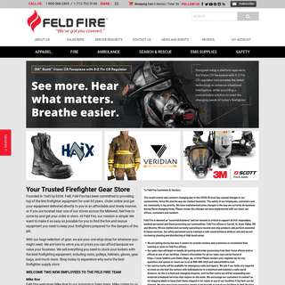 #1 Firefighter Gear Store - Feld Fire