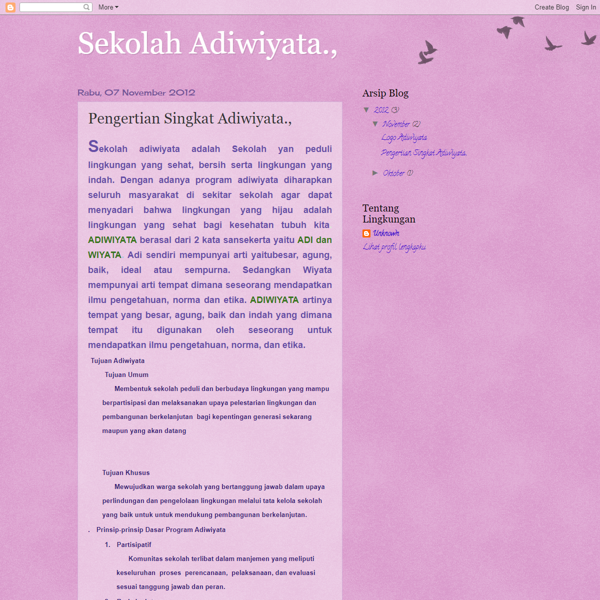 A complete backup of https://albasitharizkadyahsilvian.blogspot.com/2012/11/pengertian-singkat-adiwiyata.html