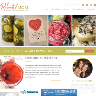 Rebooted Mom - Health, Food & Wellness Information to help your family live naturally.