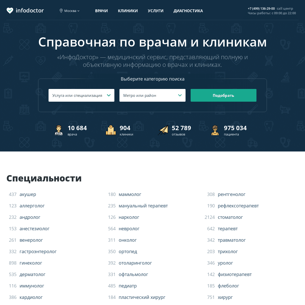 A complete backup of https://infodoctor.ru