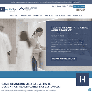 Medical Website Design - Healthcare Marketing Agency - iHealthSpot