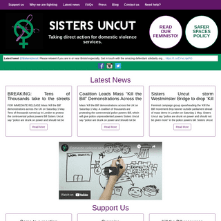 A complete backup of https://sistersuncut.org