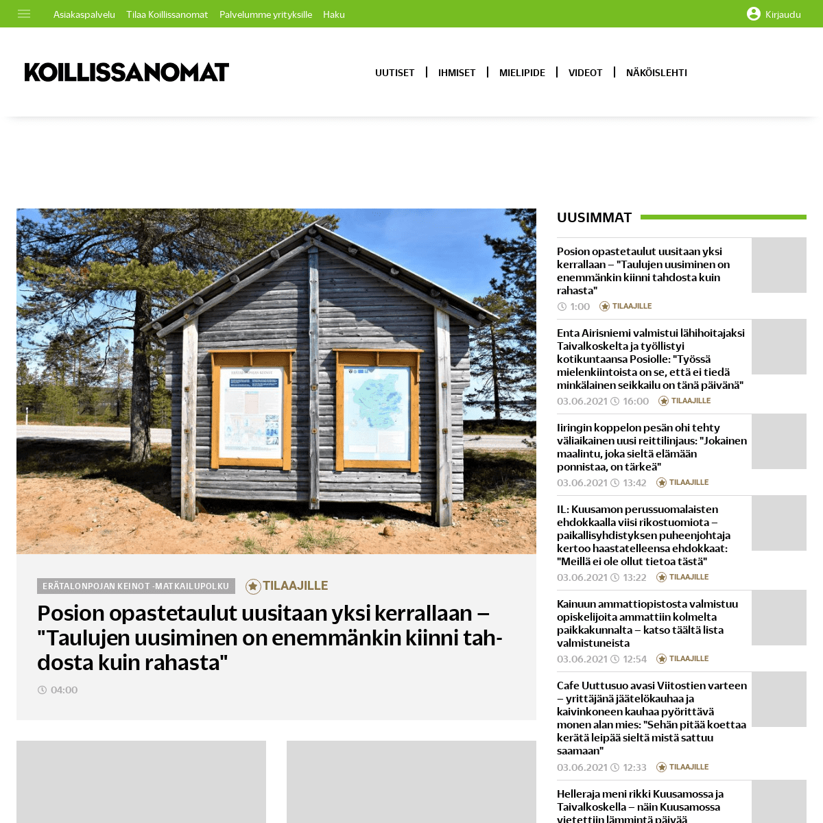 A complete backup of https://koillissanomat.fi