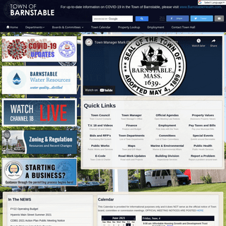 A complete backup of https://townofbarnstable.us