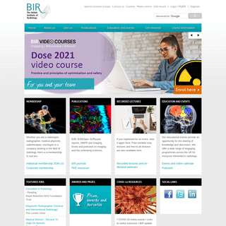 British Institute of Radiology homepage - British Institute of Radiology