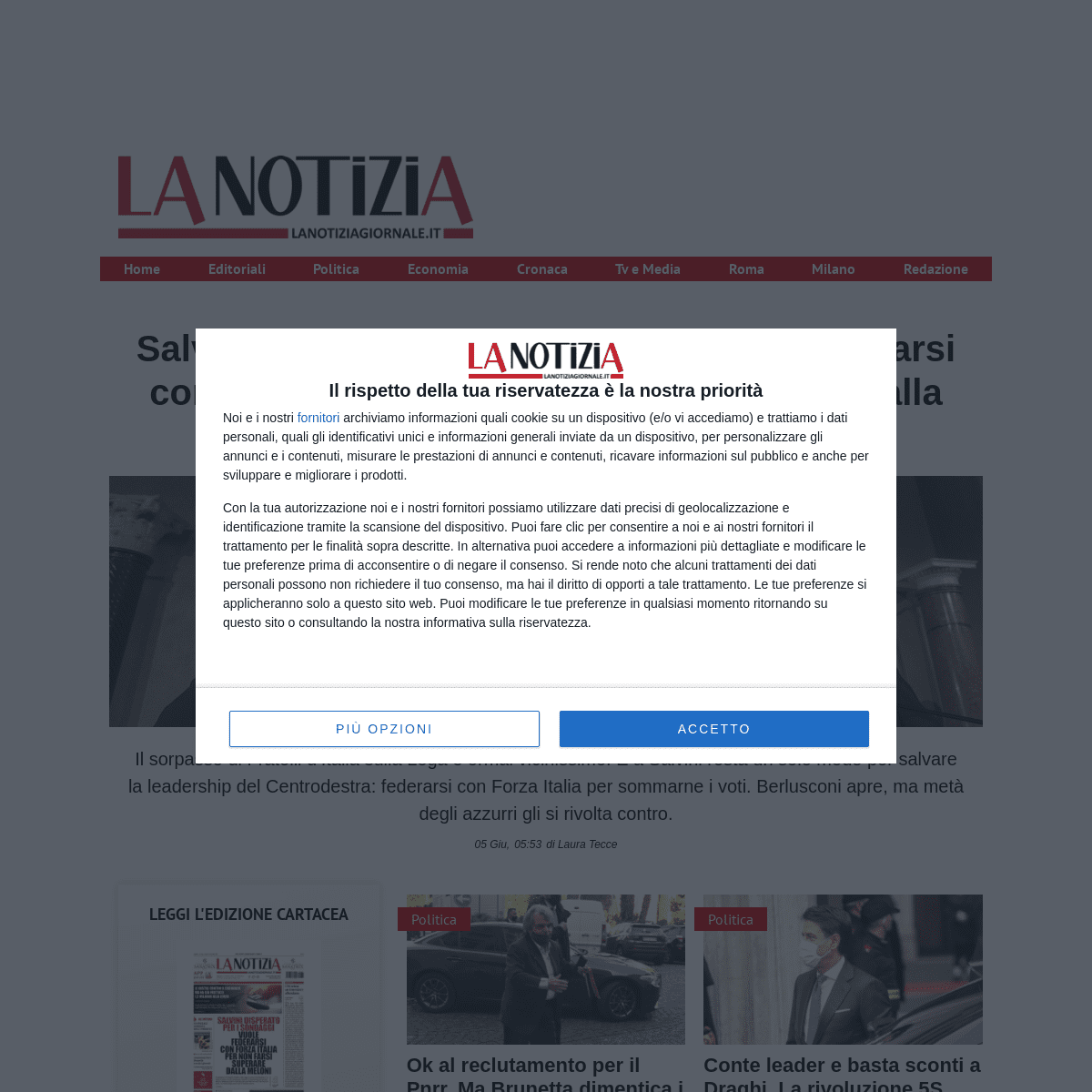 A complete backup of https://lanotiziagiornale.it