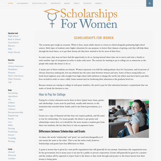 A complete backup of https://scholarshipsforwomen.net