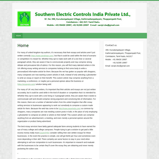 Southern Electric Controls India Private Ltd., â€“ Manufacturer of HT VCB Panels