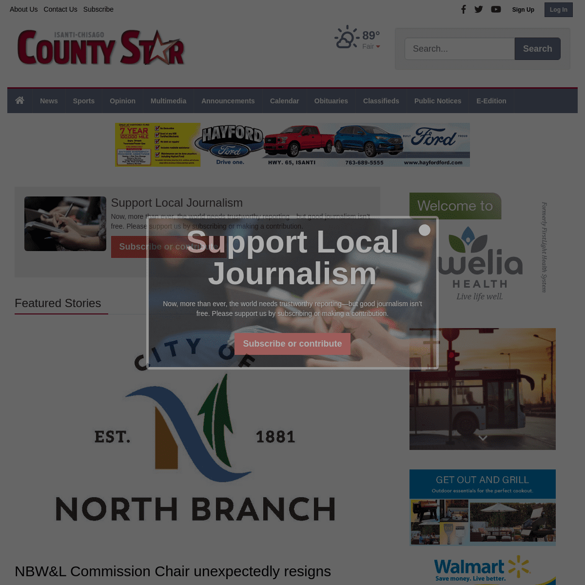 A complete backup of https://isanti-chisagocountystar.com
