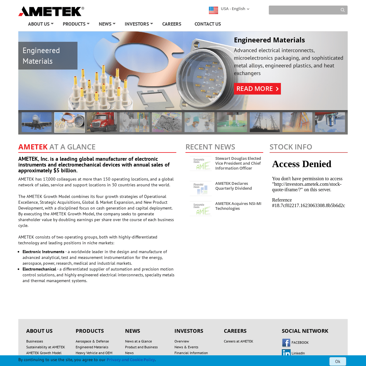 A complete backup of https://ametek.com