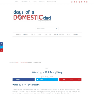 A complete backup of https://daysofadomesticdad.com/winning-is-not-everything/