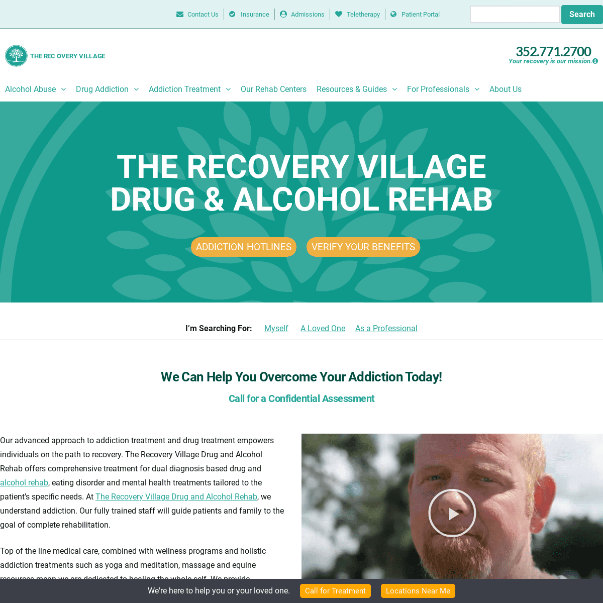 A complete backup of https://therecoveryvillage.com