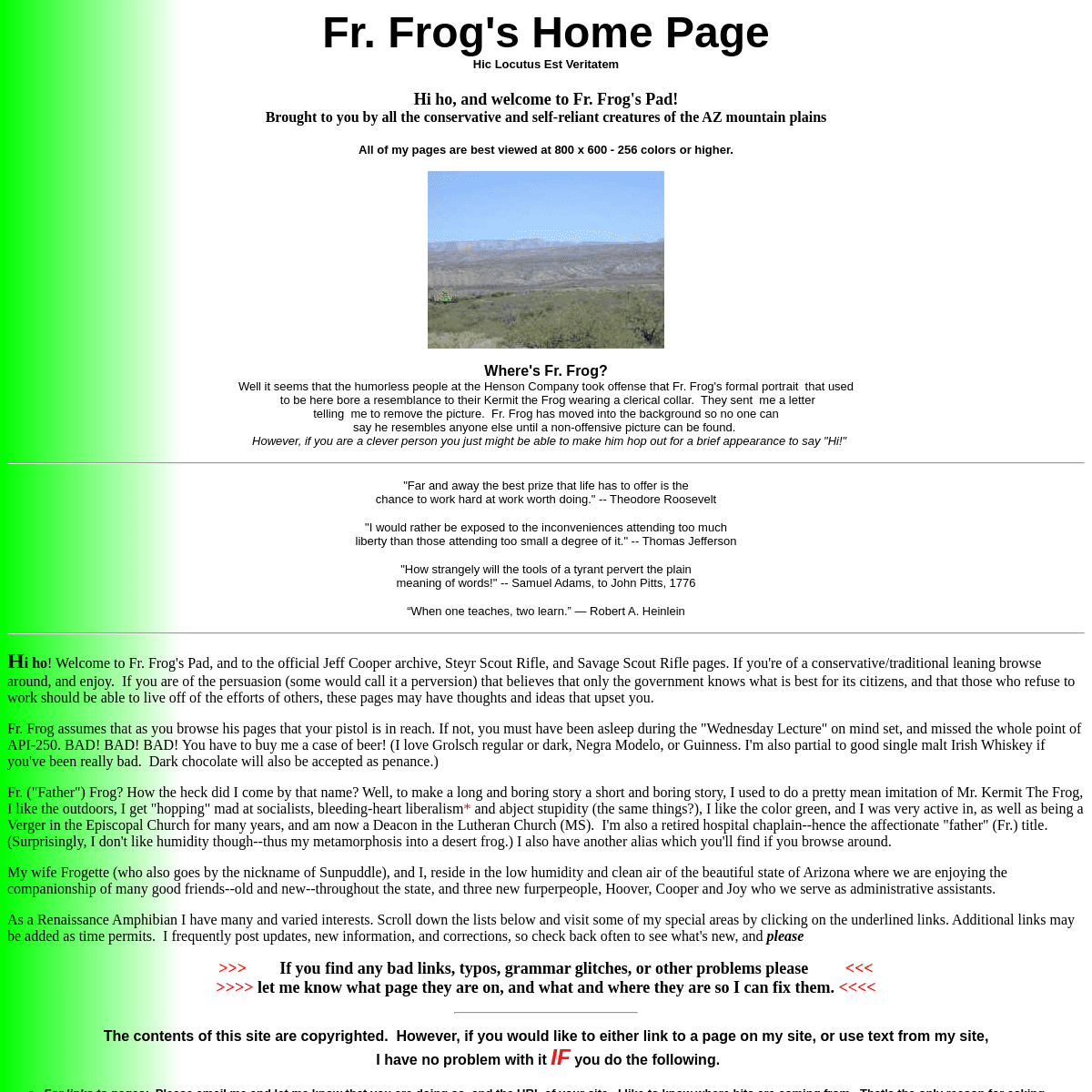A complete backup of https://frfrogspad.com