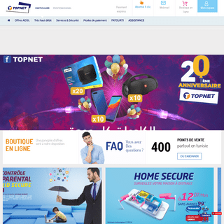 TOPNET- Fournisseur de Services Internet et ADSL en Tunisie