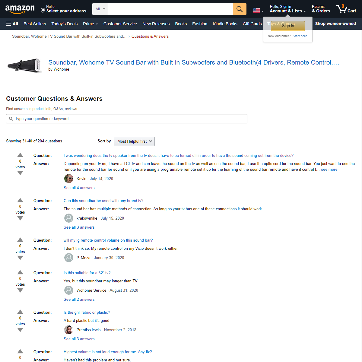 A complete backup of https://www.amazon.com/ask/questions/asin/B07CHFSTH3/4/