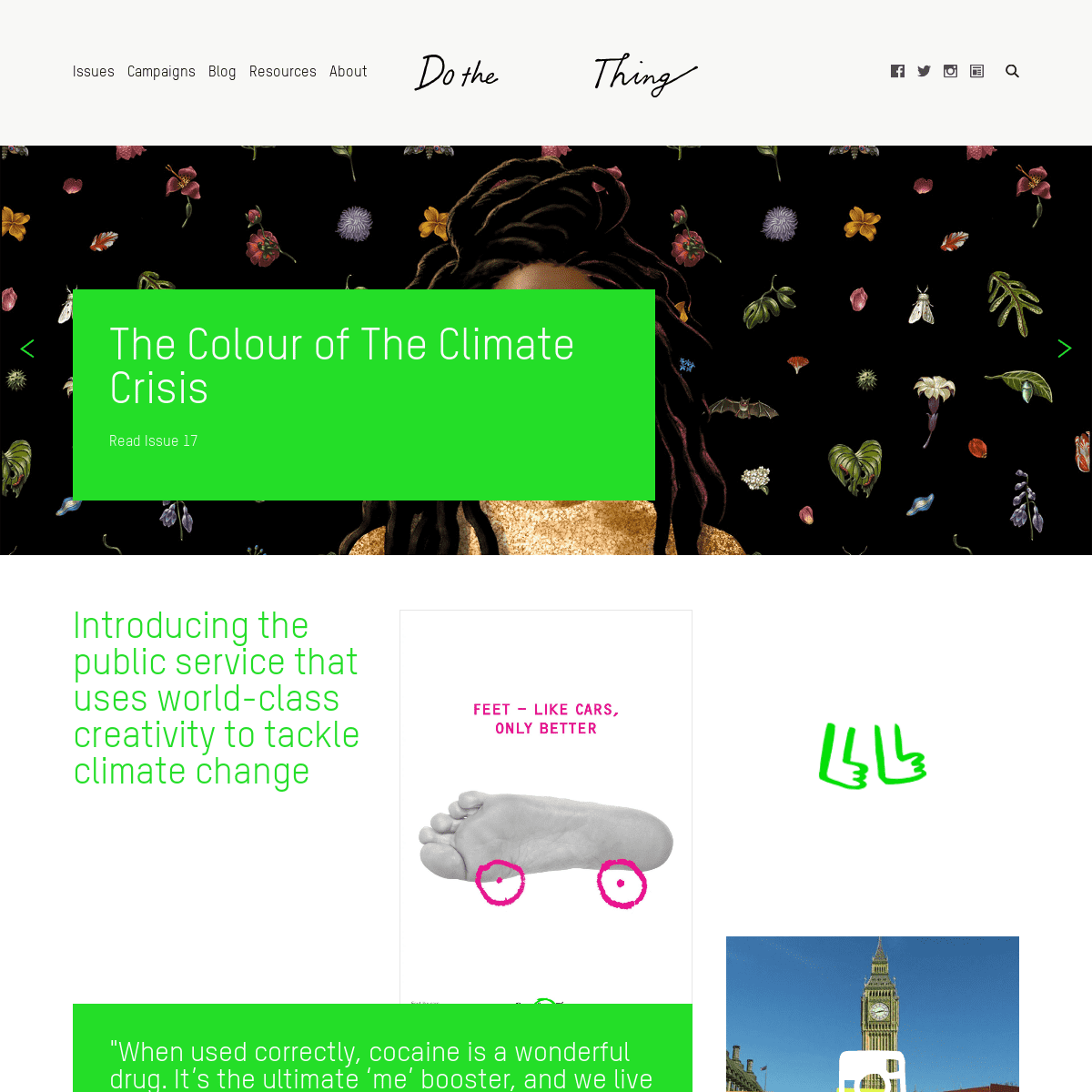 A complete backup of https://dothegreenthing.com