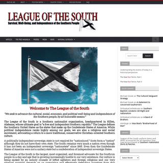 A complete backup of https://leagueofthesouth.com