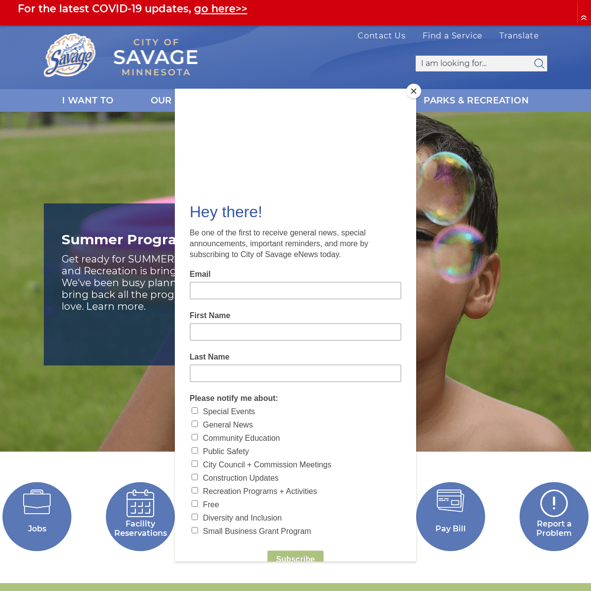 A complete backup of https://cityofsavage.com