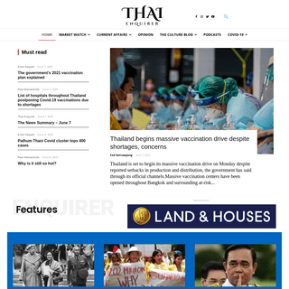 Latest Thailand English news - Market Watch - Opinion -Current Affairs & Events - Thai Enquirer