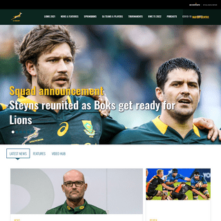 A complete backup of https://springboks.rugby