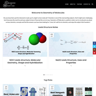 A complete backup of https://geometryofmolecules.com