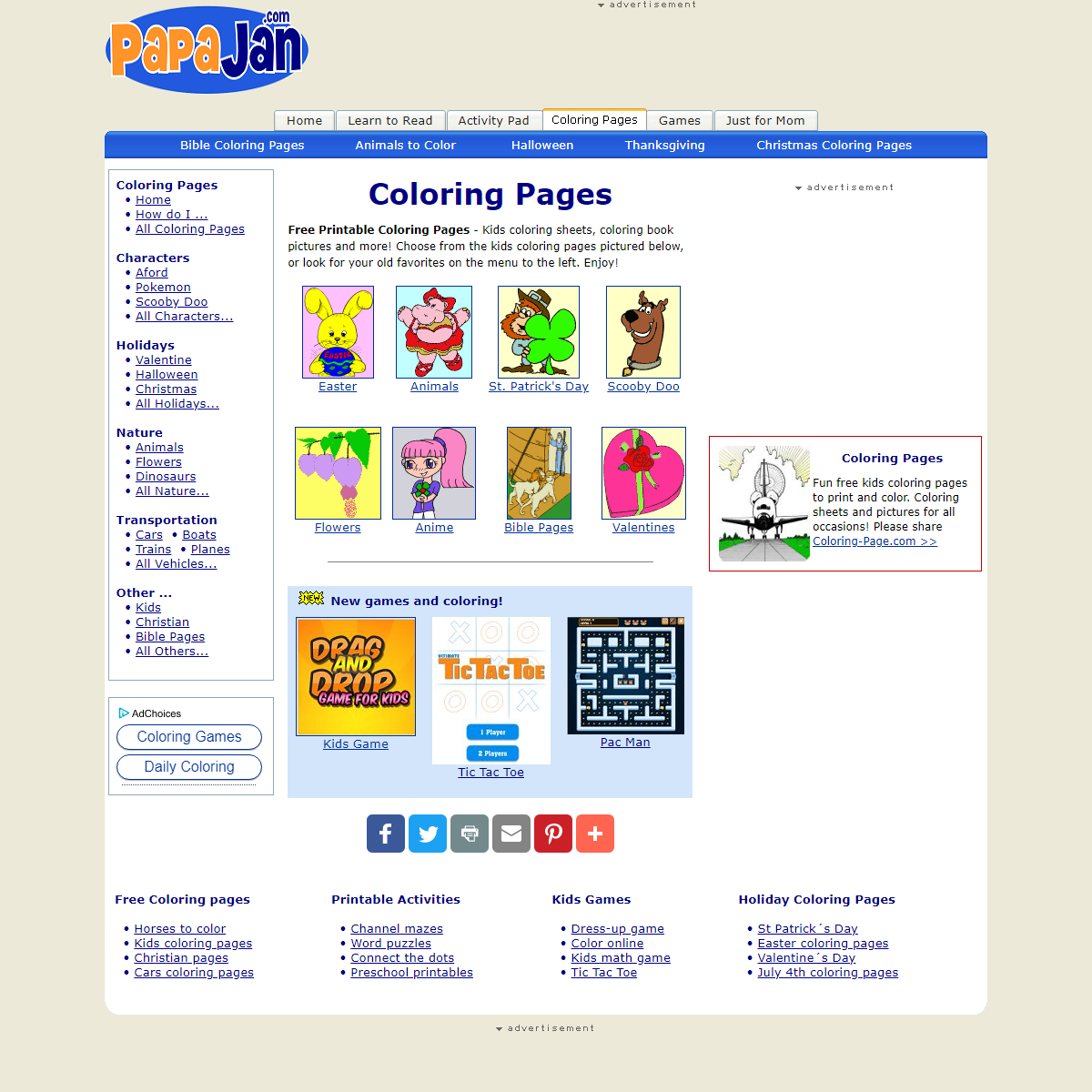 A complete backup of https://www.coloring-page.com/