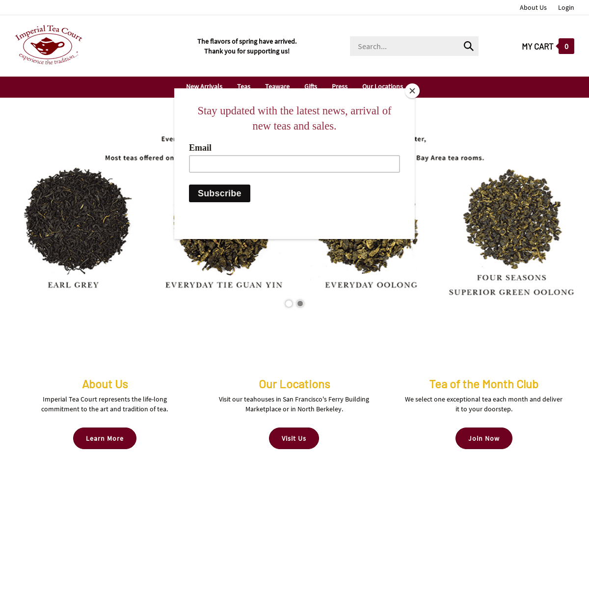 A complete backup of https://imperialtea.com
