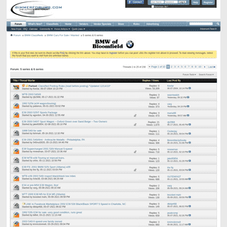 A complete backup of http://www.bimmerforums.com/forum/forumdisplay.php?227-5-series-amp-6-series