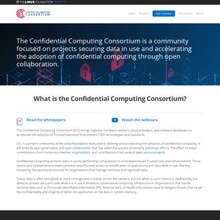 Confidential Computing Consortium - Open Source Community