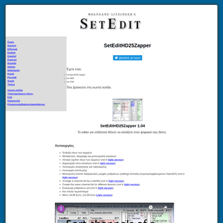 A complete backup of https://www.setedit.de/SetEdit.php?spr=11&Editor=171