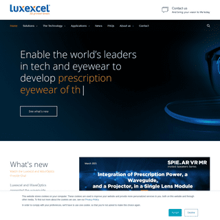 Luxexcel`s 3D Printed Prescription Lenses For Smart Glasses - Luxexcel