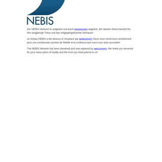 A complete backup of https://nebis.ch