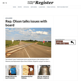 News, Sports, Jobs - Faribault County Register