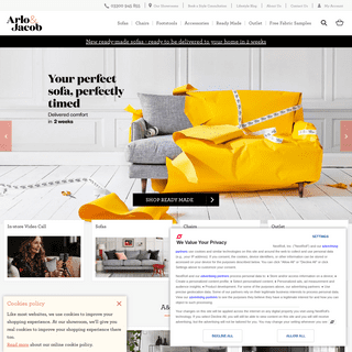 Handmade Designer Sofas, Chairs & Footstools - Arlo & Jacob