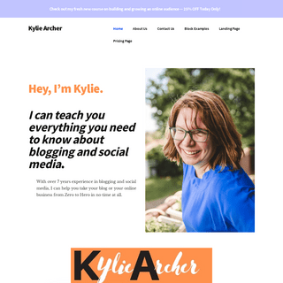 A complete backup of https://kyliearcher.com.au