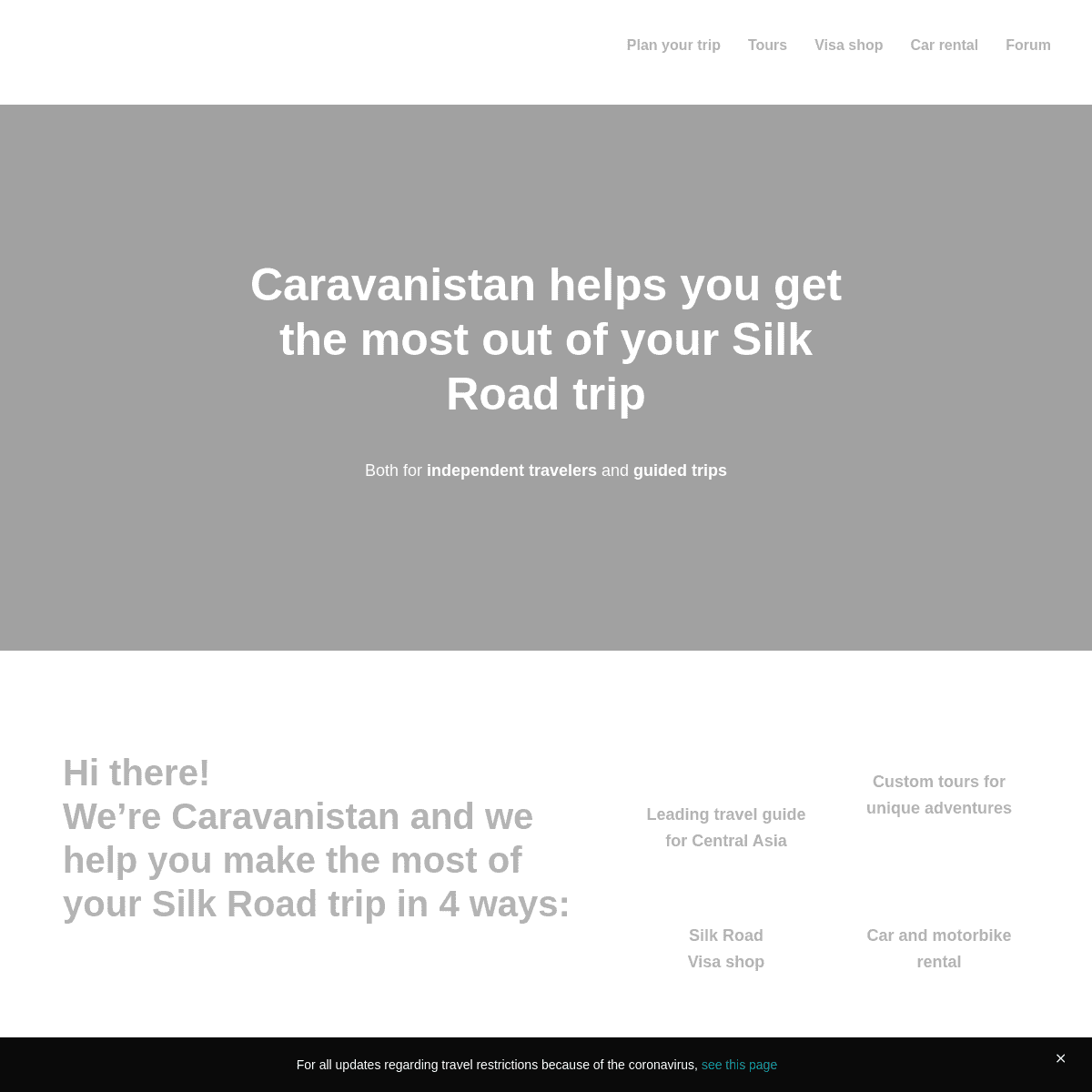 A complete backup of https://caravanistan.com