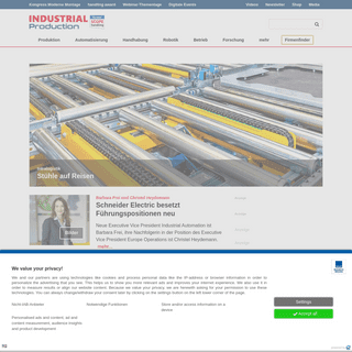 Industrial Production - Fachmagazin fÃ¼r Intelligente Produktion