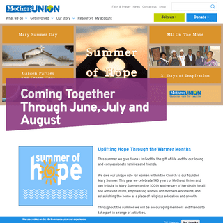 A complete backup of https://mothersunion.org