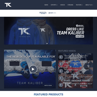 Team Kaliber Official Website