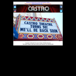 Welcome To The Castro Theatre