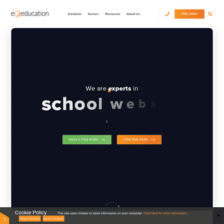 Experts in school website design - e4education