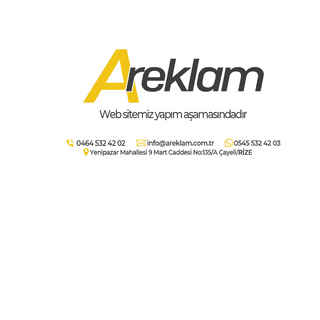 A complete backup of https://areklam.com.tr