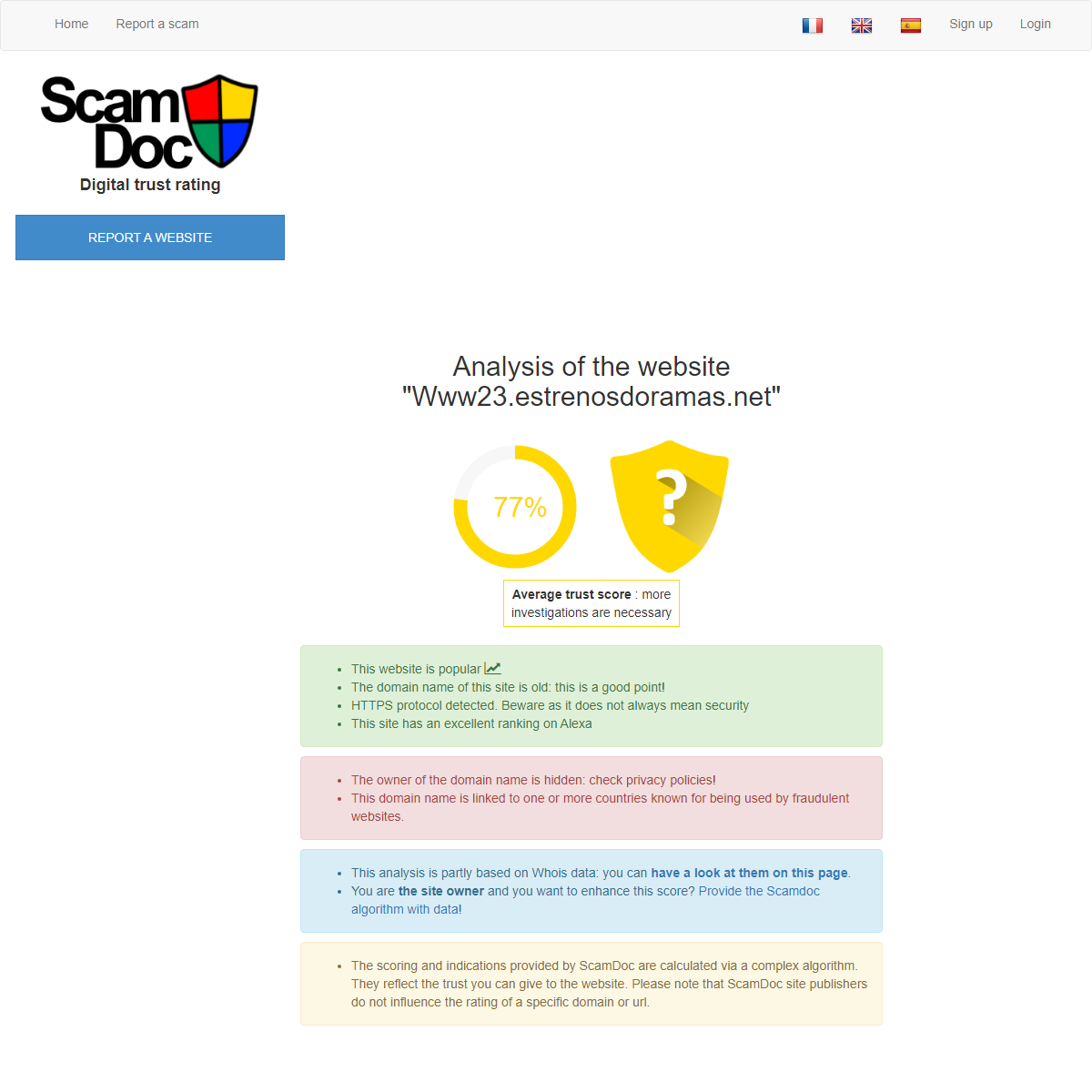 A complete backup of https://www.scamdoc.com/view/529657