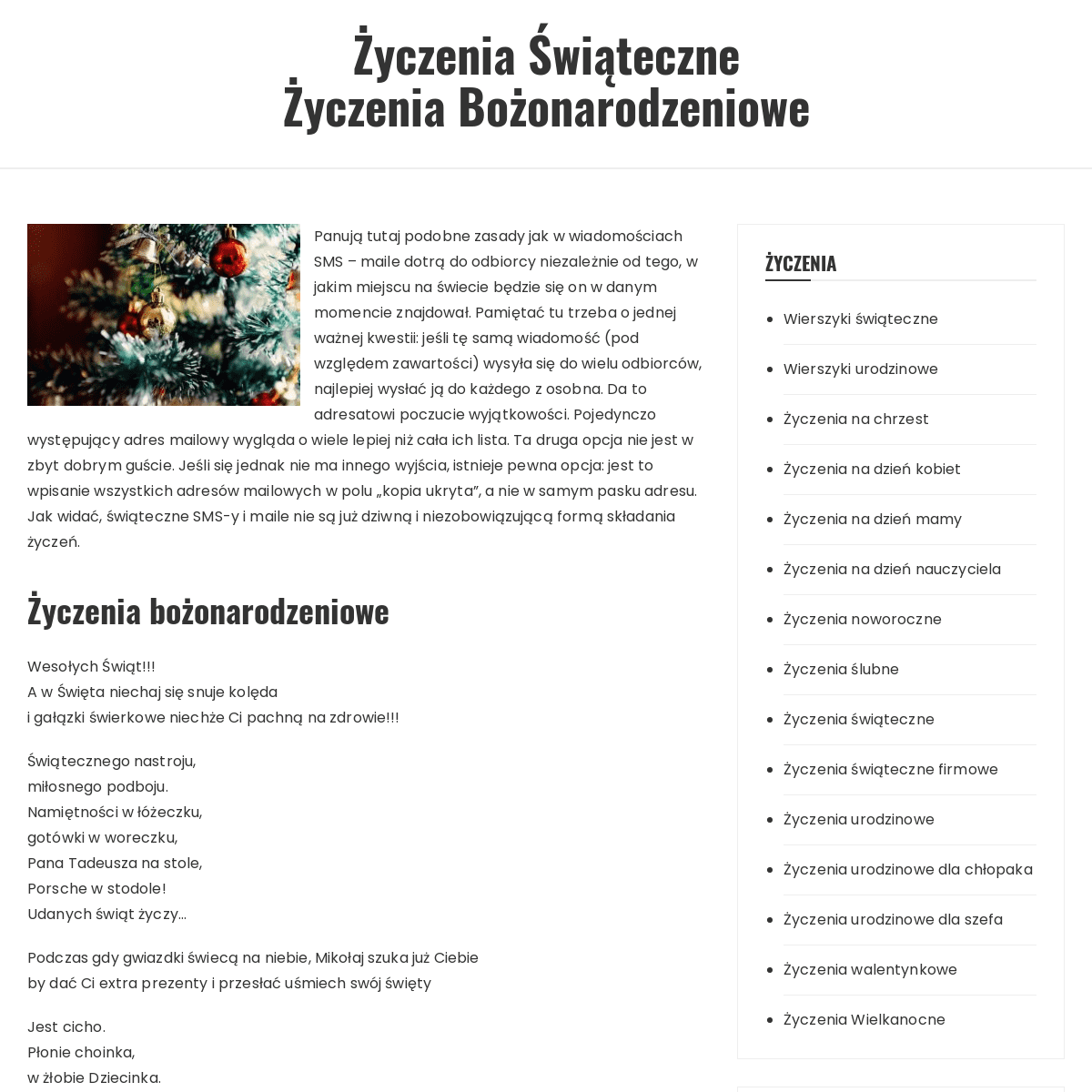 A complete backup of https://zyczenia-swiateczne.com