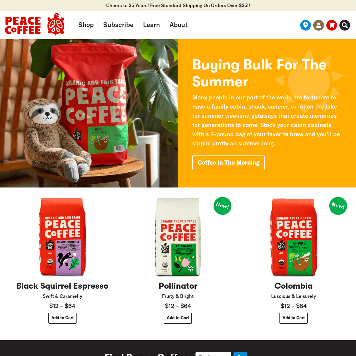 A complete backup of https://peacecoffee.com