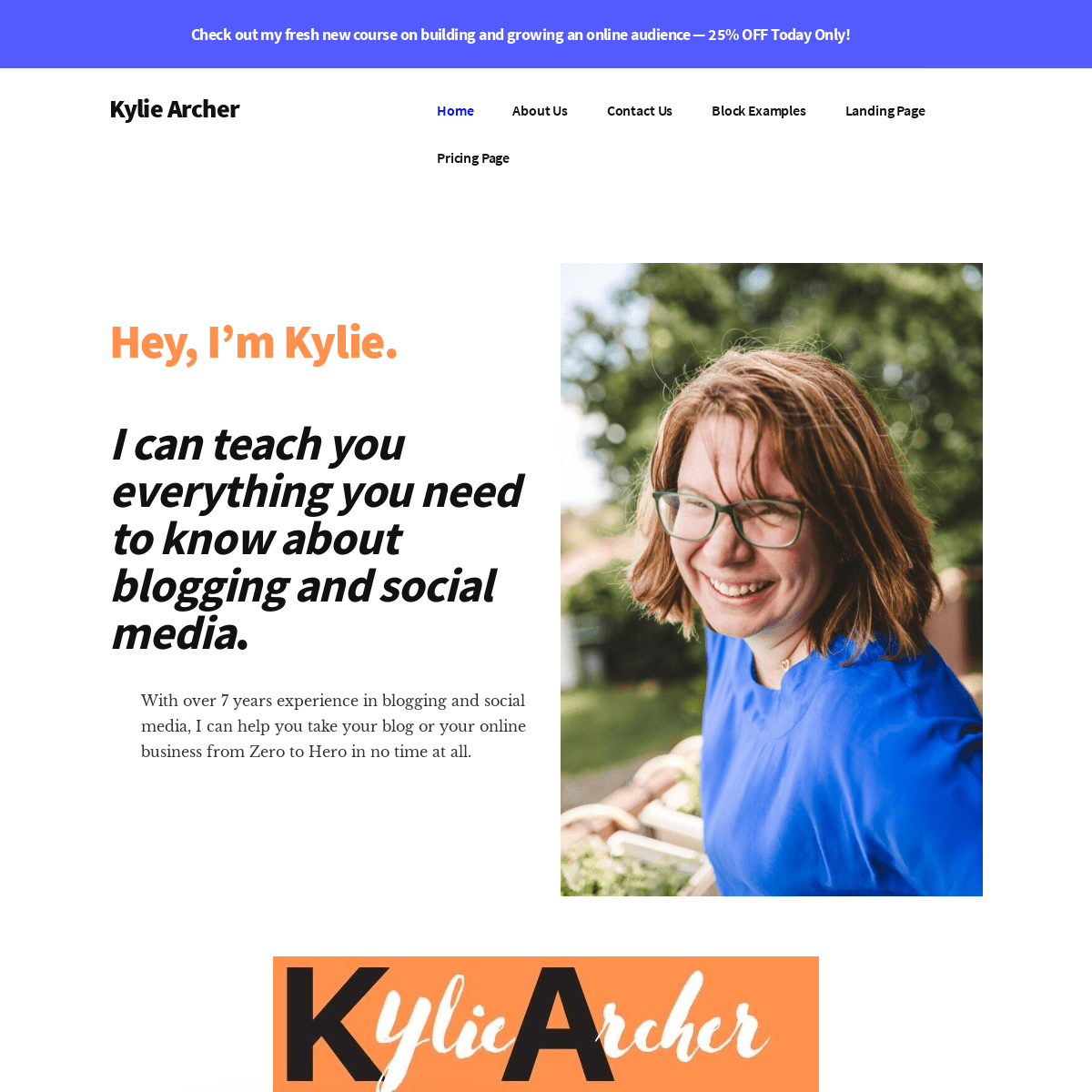 A complete backup of https://kyliearcher.com.au